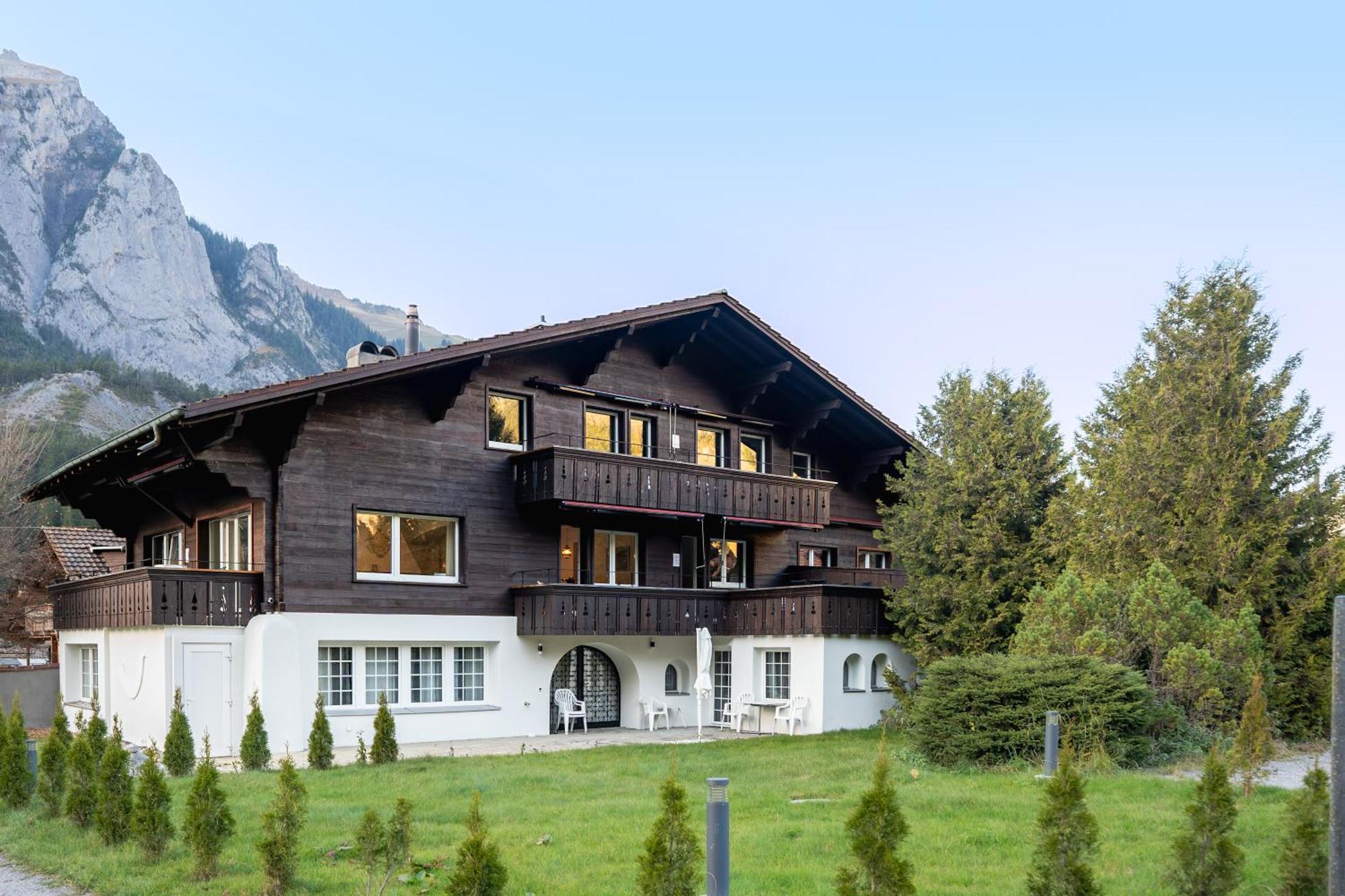 Bellevue & Classy Mountain View Apartment Kandersteg Exteriér fotografie